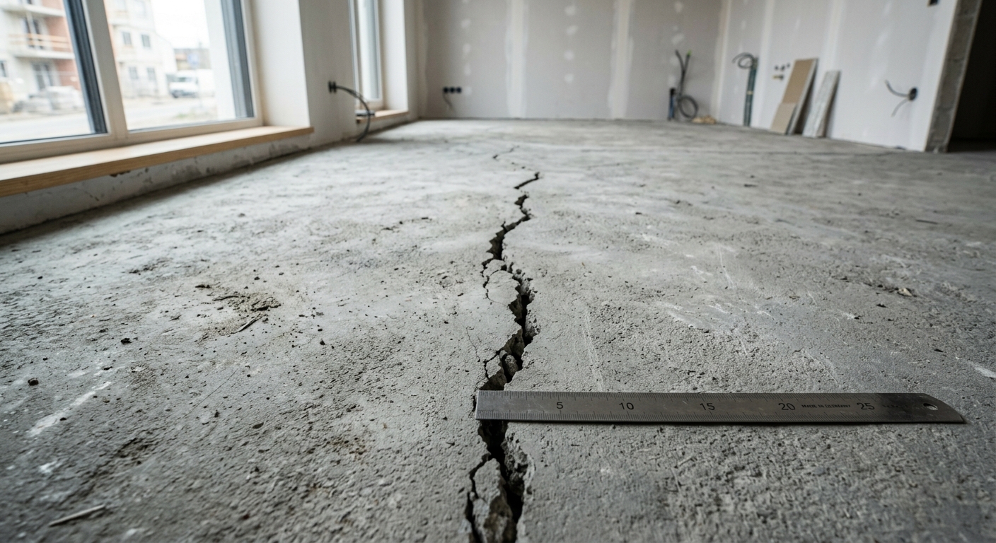 Типичные строительные дефекты в новостройке: трещины, кривые стены, пустоты